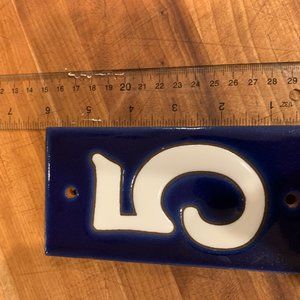 Italian house number tiles